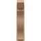 Ekena Millwork 7 1/2-in W x 22-in D x 34-in H Funston Slat Rough Cedar Woodgrain TimberThane Outlooker, Primed Tan OUTUR075X22X34FST24RCPR - alternate 6